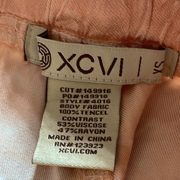 XCVI 100% tensel 2 piece set  GORGEOUS peekaboo shoulder see pic SIZE XS/S  NWT - Picture 11 of 13